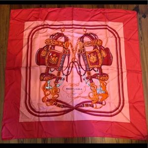 Hermès 1987 Brides de Gala Scarf w/ booklets